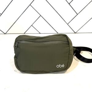 Obé waist pack fanny pack belt bag olive hunter green adjustable minimalist